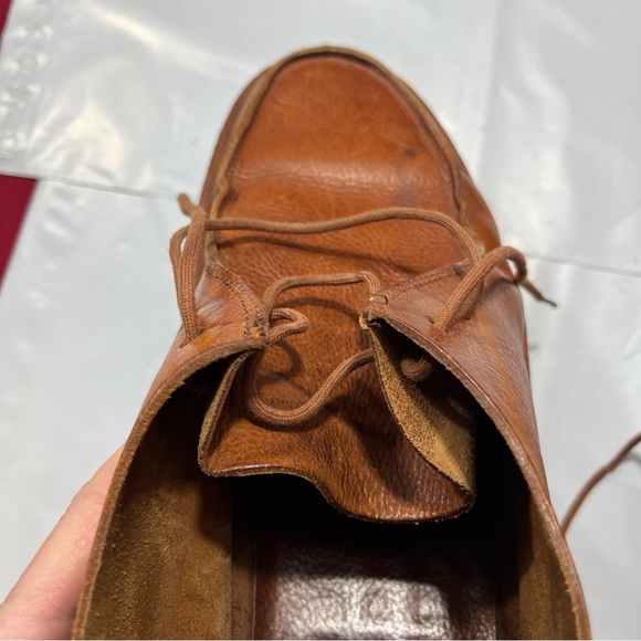 Polo Ralph Lauren men’s 11D BROWN Cowhide LEATHER Lace-Up Chukka Boots,  BRAZIL - Picture 11 of 16